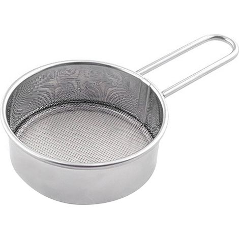 Feinmaschiges Mehlsieb aus Edelstahl mit langem Griff, Mini-Mehlsieb, Geschikt voor zum Backen, für Pulver, Zucker, Kaffee, Nudeln, Tee usw. (1/4)