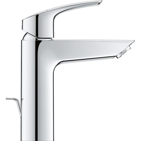 Mitigeur de lavabo Grohe Eurosmart M-Size, chromé Hauteur 195 mm, avec bonde à tirette