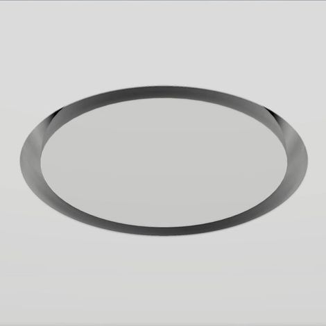 Bouche aéraulique encastrée en plâtre 125mm – DVEP125 – Diffuseur décoratif pour plafonds modernes – Résistant à l'eau et ponçable – Econoprime (1/2)
