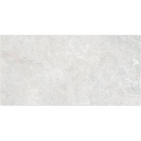 Carrelage effet Travertin Gris Clair 151x75,5x0,9 cm In&Out Castorel - Sol et mur intérieur et Sol extérieur (vendu par carton de 2,28 m²) - RO'MA CARRELAGE