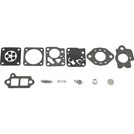 Kit Membrane Carburateur Scie pour chaîne 12 Kit Membrane Carburateur Compatible pour remington HU6A HU23A, ajustement parfait, restauration moteur, installation simple, durables (1/5)