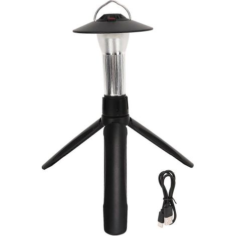 Lampe torche de camping portable 2024 LED avec cache-lampe et support triangulaire pour le camping (1/5)