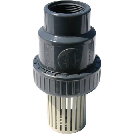 CLAPET + CREPINE PVC VRF FEMELLE 1''1/2 RENSON