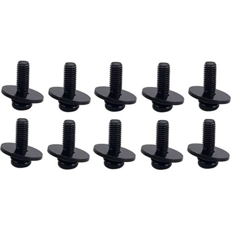 Pièces De Batterie Essentielles - 10 Vis De Montage Pour Pattes De Batterie Jeu De Vis Et Rondelles De Montage En Rack (1/4)