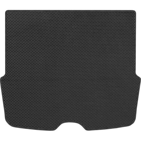 Alfombrilla de maletero de EVA para Ford Focus I Kombi de 1999-2004, revestimiento tipo panal de abeja - NEGRO (1/5)
