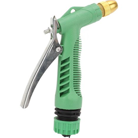 Pistolet de Lavage Haute Pression pour Voiture, Embout Long Vert, Poignée Ergonomique Antidérapante (1/5)