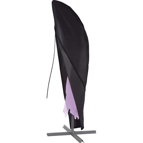 Housse pour parasol de jardin Ferocity imperméable noire 1 pièce (1/5)