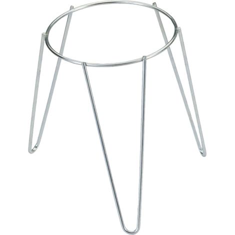 SATURNIA soporte maceta pie zincado 22 cms , Soporte maceta pie - Diametro del soporte: 22 cm.- La parte alta del macetero debe ser mas grande que el diámetro del sopor