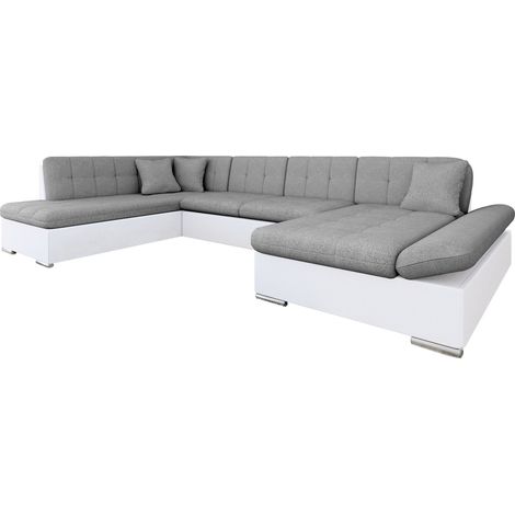 Canapé d'angle Comfivo Tilia I, Soft 017 + Soul 17, Disponible, 345x205x76cm, 0