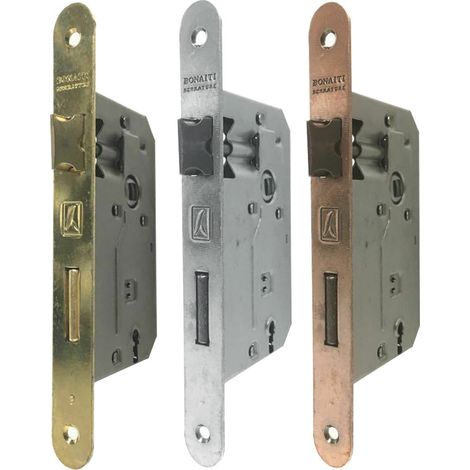 SERRATURA 'PATENT' B.T. bronzato verniciato E 50  - BONAITI