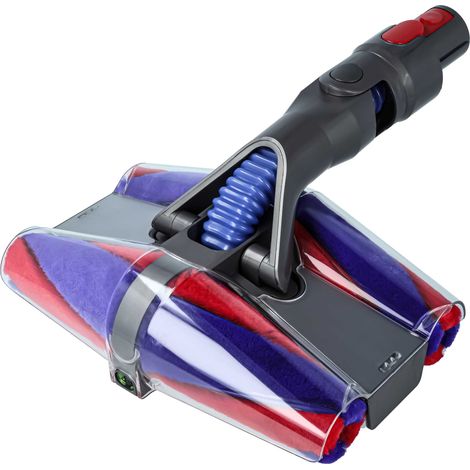 vhbw spazzola per mobili compatibile con Dyson V12, V7, V8, V11, V15, V16 aspirapolvere con attacco rotondo da 35 mm - 23,2cm (1/4)