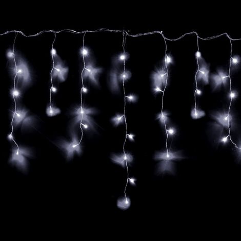 Prequ Tenda Luminosa Stalattiti, 72 led, 2,2 metri, Luce Fredda (1/5)
