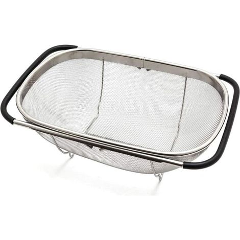 Spülbecken-Sieb aus Edelstahl, ausziehbar bis 55 cm, Sieb, Spülbecken-Sieb - Fei Yu (1/5)