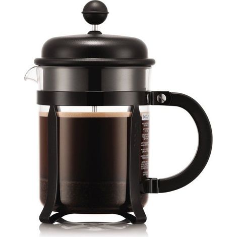 Cafètière a pistone - BODUM - Caffettiera - 4 tazze - 0.5 l - In tritan - Struttura in acciaio inox