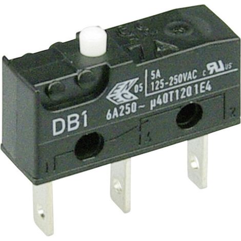 ZF DB1C-B1AA Mikroschalter DB1C-B1AA 250 V/AC 6 A 1 x Ein/(Ein)  tastend 1 St.