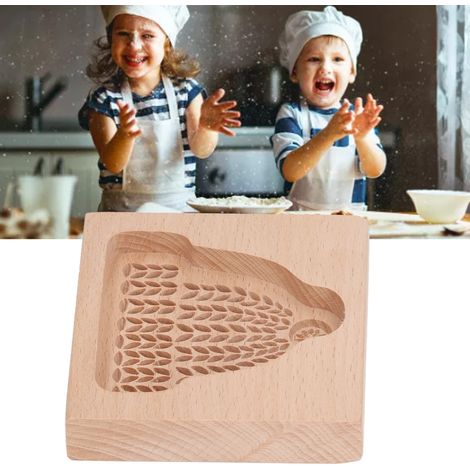 Emporte-pièces en bois de hêtre, moules à biscuits en bois, chapeaux de Noël (1/5)