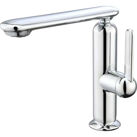 Cross-border 304 Stainless Steel Hot and Cold Water Basin Faucet for Bathroom and Shower Units - Electroplated