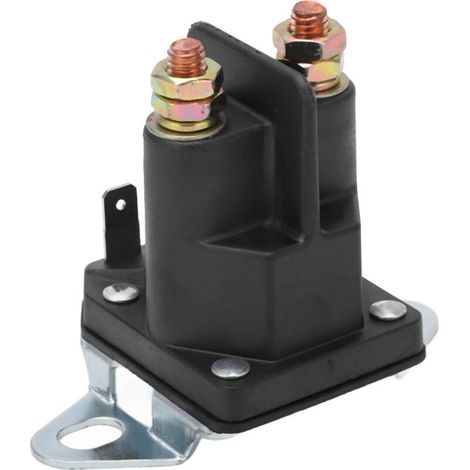 Relais de démarreur 12V avec bobine en laiton et contacts argentés, pour véhicules et appareils électroménagers, commutation fiable et durable (1/5)