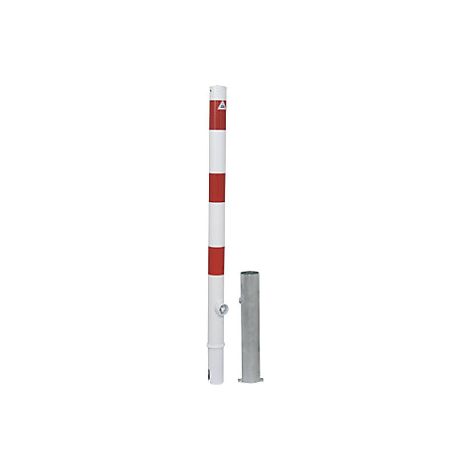 Schake  Paletto di sbarramento  Ø 60 mm  bianco / rosso 