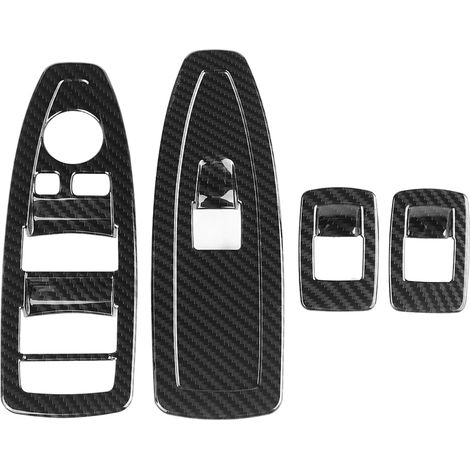 Garniture en fibre de carbone pour interrupteurs BMW X1 2016-2019 (Lot de 4) (1/5)