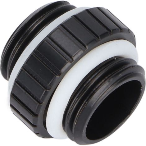 Raccords de refroidissement liquide en cuivre durable, petits, compacts et remplaçables, pour PC (noir). (1/5)