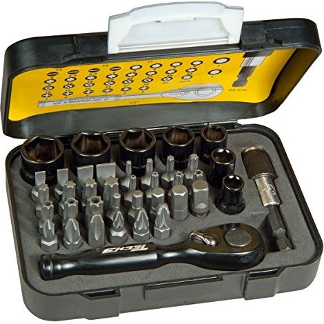 Stanley Coffret à outils métallique 39 pièces compact