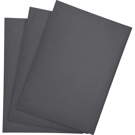 sourcing map Papier de Verre 500 Grain Imperméable Sec Humide 280 x 230 mm 3Pcs (1/5)