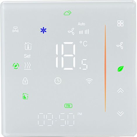 Termostato WiFi Beca BAC-006EW Fan Coil  Bianco (1/3)