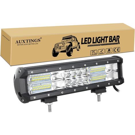 180W Dreireihige 7D LED-Lichtleiste mit kombiniertem Abstrahlwinkel, DC 12V-24V, für 4x4 Geländewagen (1/5)