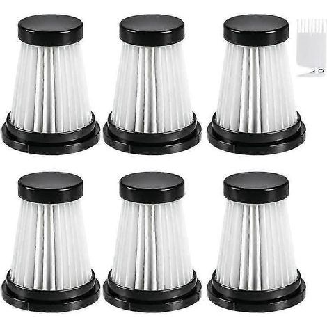 6 filtres HEPA pour aspirateur Moosoo K12 / Pro K13 et Genius Invictus One 1.0/2.0 - Portable (1/5)