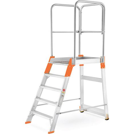 Scaletta 5 gradini - Altezza massima di lavoro 3.04m - 95305