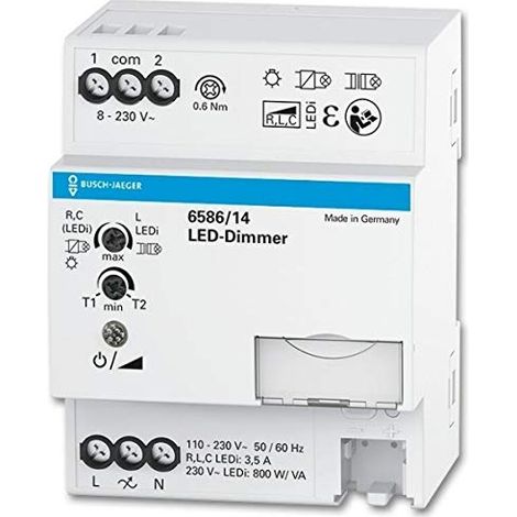 Dispositif de commande Busch-Jaeger 6586/14 800 VA encastrable