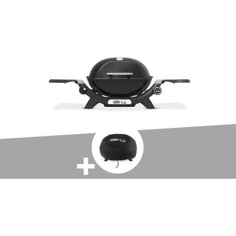 Barbecue à gaz Q 1200N noir + Housse - Weber