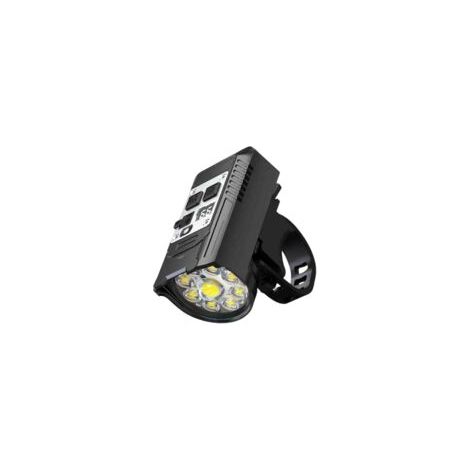 Luce per bicicletta super luminosa, progettata specificamente per le uscite notturne, ricaricabile tramite USB Type-C, torcia ad alta potenza e capacità, dispositivo di sicurezza per le uscite notturn