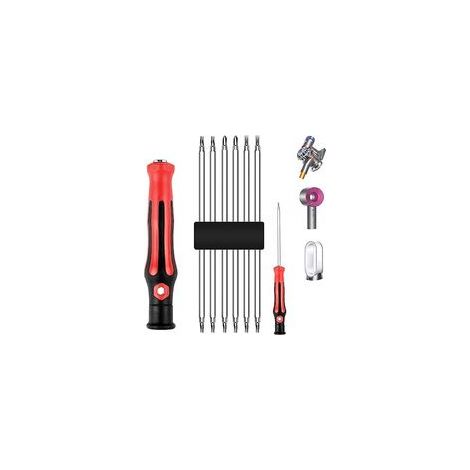 6 en 1 Jeu de Tournevis pour Dyson sèche-Cheveux pour Dyson V6 V7 V8 V10 V11 V15 DC24 DC40 DC41 DC50 aspirateur,Cruciforme,Parallèle,Torx Jeu de Tournevis Entretien Démontage Accessoires (1/5)