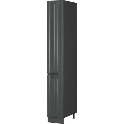 Mueble bajo de cocina Fame-Line, Gris oscuro, 30 cm, Vicco