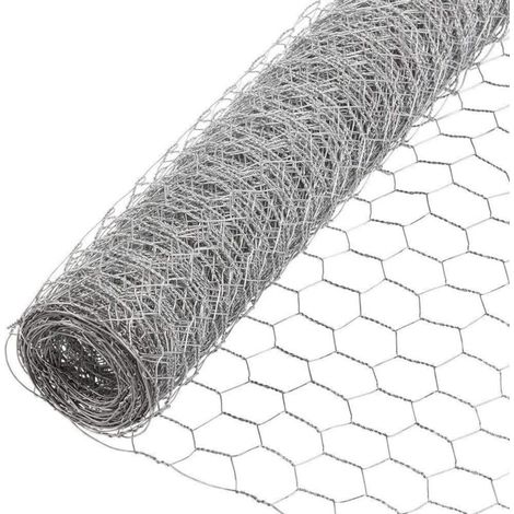 35 cm x 4 m Drahtgitter für Geflügel, Tierbarriere, ideal für Haustiere, Kaninchen und Hühner. (1/4)