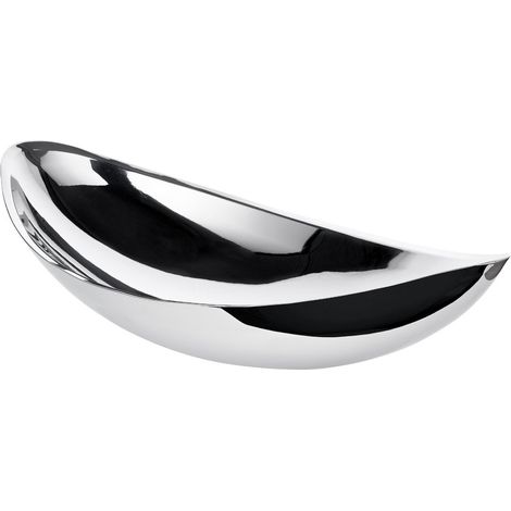 Coupe Décorative en Acier Inoxydable Poli Miroir pour Fruits et Bougies, 40 cm - PANGIVO (1/5)