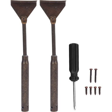 Ensemble de 2 supports de porte à ressort en métal pour armoires de voiture et camping-cars (1/5)