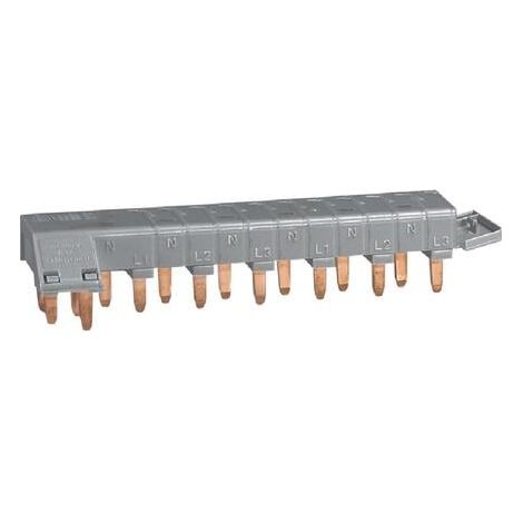 Peigne d'alimentation tétrapolaire tête de groupe HX³ horizontal optimisé - longueur 6 modules - LEGRAND