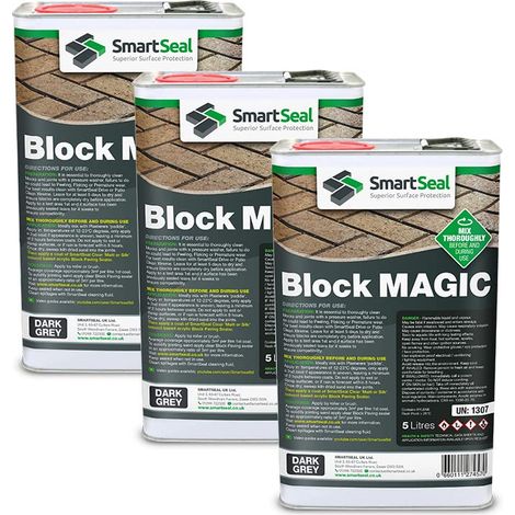 Block Magic - DARK GREY - 3 x 5L