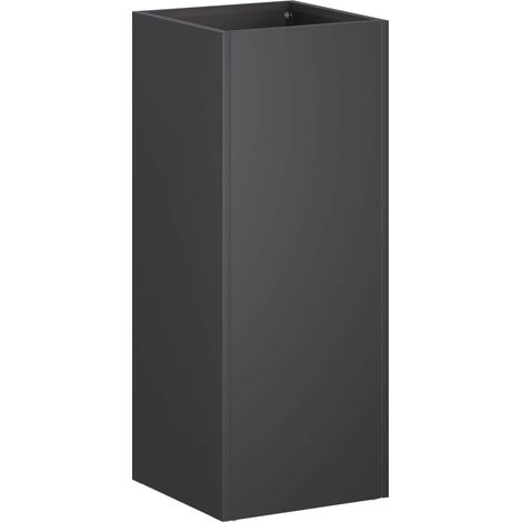 Macetero de Jardín Negro 20 x 20 x 40 cm Acero laminado en frío vidaXL (1/5)