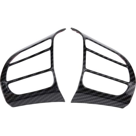 KIMISS ABS Kunststoff 1 para Auto Lenkradabdeckung Rahmen Trim Einfügen Aufkleber(Swarchz) (1/5)