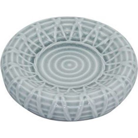 Eau De La Plaque Savon Savon Savon Salle De Bain En Céramique Grey Network Effect 79280 (1/2)