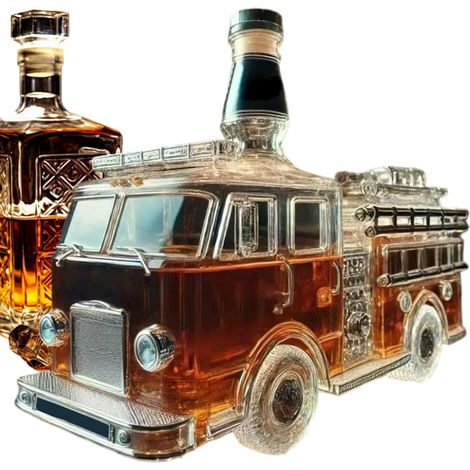 Bouteilles À Vin Décoration Maison Drôle De Collection  Carafe à Whisky Camion en Bourbon Tequila Vodka Pour Fêtes Anniversaires Mariages Fête Des (1/5)