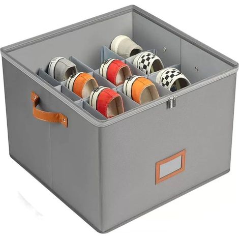 Organisateur de Stockage pour Chaussures,Bac Portable Empilable Avec (1/5)