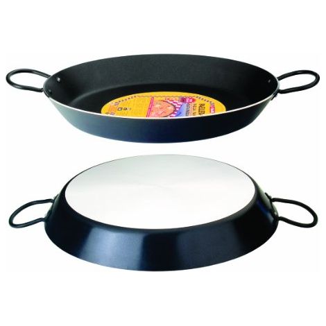 Ibili Nero d'Ibili padella per paella argento 42 cm