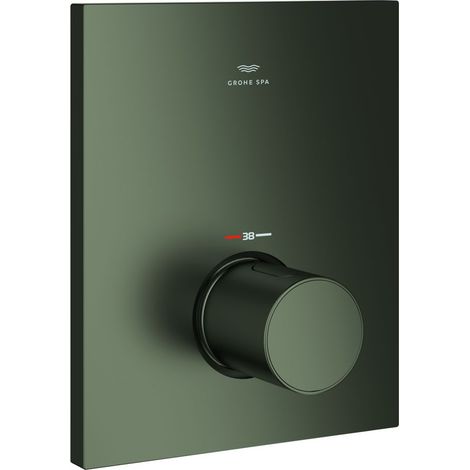 GROHE Thermostat-Zentralbatterie Grohtherm F 100753, Fertigmontageset für Rapido T, satin graphite (1/3)