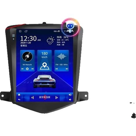 Lecteur multimédia de voiture, Android 11, interface tactile, S4-DVR-Carplay (1/2)