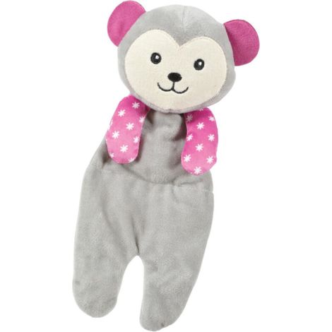Peluche grise bruissante, 25 cm, debout, jouet pour chiot. (1/2)